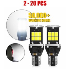 2-20x T15 Auxito Back 921 Led W16w Parker Reverse Up Globe Lamp White Error Free