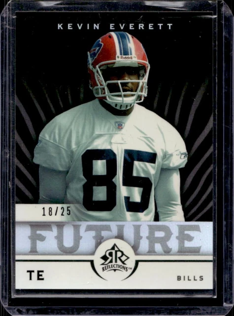 2005 Upper Deck Reflections Kevin Everett Black Rookie RC #18/25 Bills