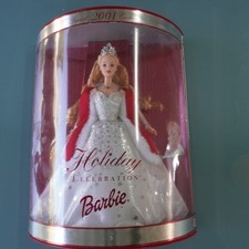 VINTAGE 2001 Holiday Celebration Barbie Doll Special Edition NIB Mattel 50304
