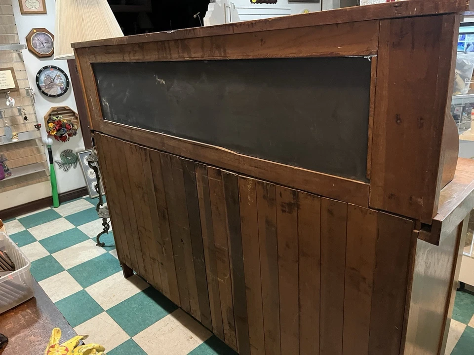 antique oak sideboard buffet - Image 2 of 2