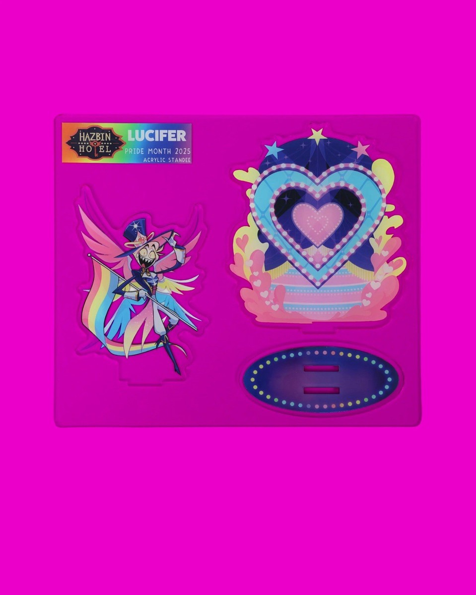 Hazbin Hotel Pride 2025 Lucifer Acrylic Standee ---- PRESALE