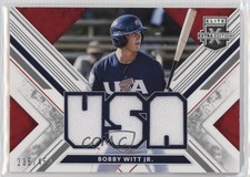 2019 Elite Extra Edition USA National Team Materials Black Bobby Witt Jr o7m