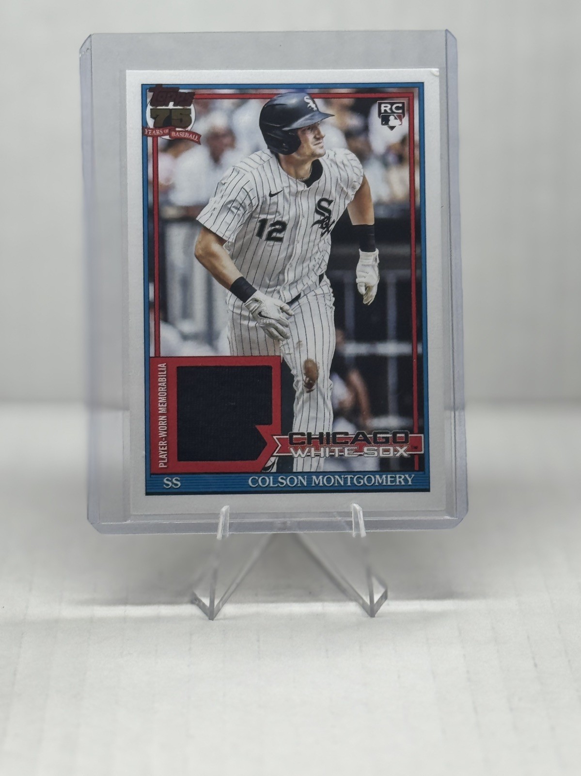 2026 Topps 1991 Topps Relic Colson Montgomery RC #91R-CMO Chicago White Sox