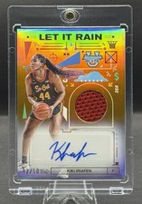 Kiki Iriafen /50 Patch AUTO Gold 2024-25 Bowman Best University Let It Rain USC
