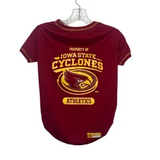 Iowa State Cyclones Dog Tshirt Size XL Pets First Red Fanwear