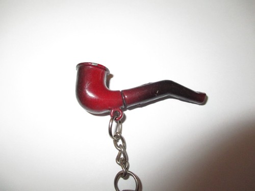 RARE VINTAGE 1970s Keychain UNIQUE ONE HITTER PIPE 1-3/4'' LENGTH - Cool - Picture 3 of 5