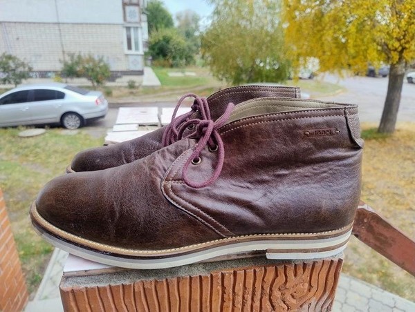 Men JOOP! Boots Brown Leather 42