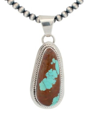 Navajo Native American Mine Number 8 pendant by Burt Fransisco SKU233232
