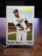 2019 Topps Heritage High Number - Yandy Diaz #636 Tampa Bay Rays