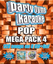 Party Tyme Karaoke Pop Mega Pack 4 128-Song Party Pack CD 