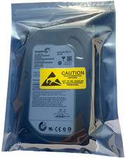 50pcs Anti Static ESD Bags 5.9" x 7.87" Resealable For SSD HDD RAM Labels