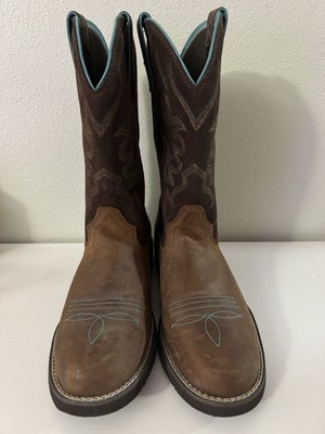 ARIAT Mens Brown Leather Cowboy Boots - Size 10B Men main image 2