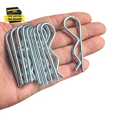 16 Pcs Heavy Duty Cotter Pins,Hitch Pins Clip R Clips Spring Retaining Wire Hair