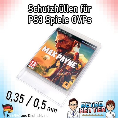 Schutzhüllen V2 PS3 Spiele OVP 0,35 / 0,5 mm Game Protector Sony PlayStation 3