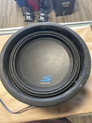 Alpine Type-S SWS-10D2 10'' Dual 2-Ohm (DVC) Car Subwoofer 500W RMS