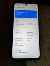 OnePlus Nord N30 5G 6.72" Screen 128GB ( Metro PCS T-Mobile) With Charge Cord