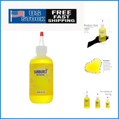 240 mL Sunburst Ant Nectar   Convenient Liquid for Healthier Ant Feeding