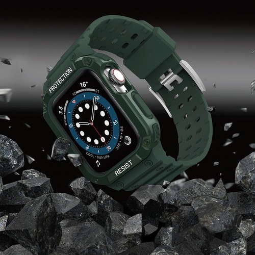 Protect Strap Band opaska z etui do Apple Watch 7 / 6 / 5 / 4 / 3 / 2 / SE (41 / - Zdjęcie 6 z 9