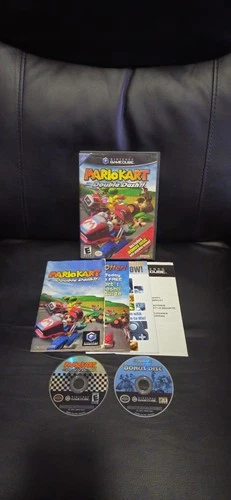 Mario Kart: Double Dash!! (Nintendo GameCube, 2003) CIB With Bonus Disc