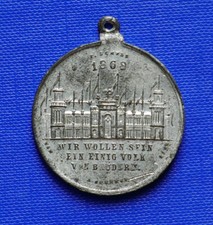 1868 III. DEUTSCHEN BUNDESSCHIESSEN IN WIEN MEDAILLE 33mm