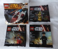 Lego® Star Wars 30272 A-Wing + 5002948 C-3PO + 5004408 + 5004406 Im Polybag