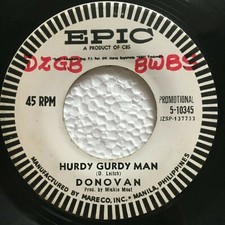 Rare DONOVAN BOB DYLAN "Hurdy Gurdy Man" Philippines Mareco Promo Copy 5-10345EX