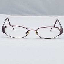Ellen Tracy Eyeglass Frames Uma Burgundy Full Rim Womens 130mm Oval w/case
