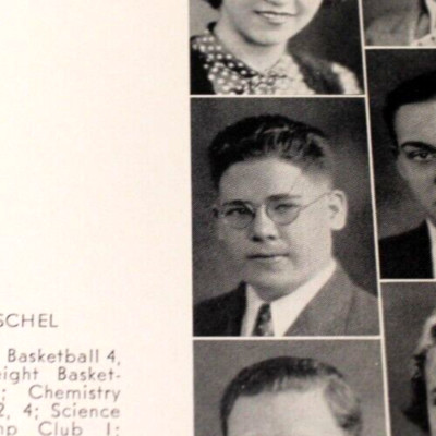 George Schaefer, Taming of the Shrew, 1937 Tabula Yearbook, Oak Park, Illinois