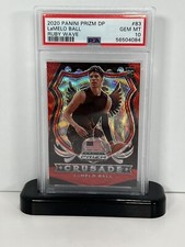 LaMELO BALL 2020 Panini Prizm DP CRUSADE #83 Red Ice RC Rookie PSA 10