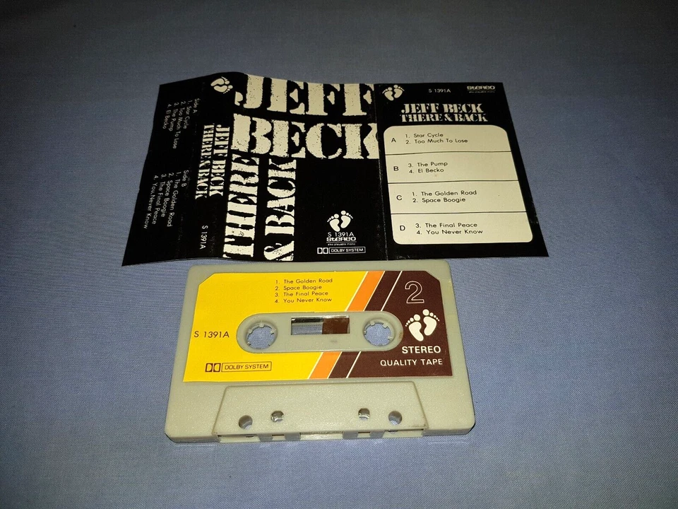 JEFF BECK THERE & BACK CASSETTE TAPE ALBUM - Image 2 of 2