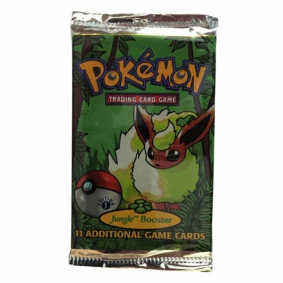 pokemon booster box plastic case Buy Jungle Booster Pack - 1st Edition here main image 1