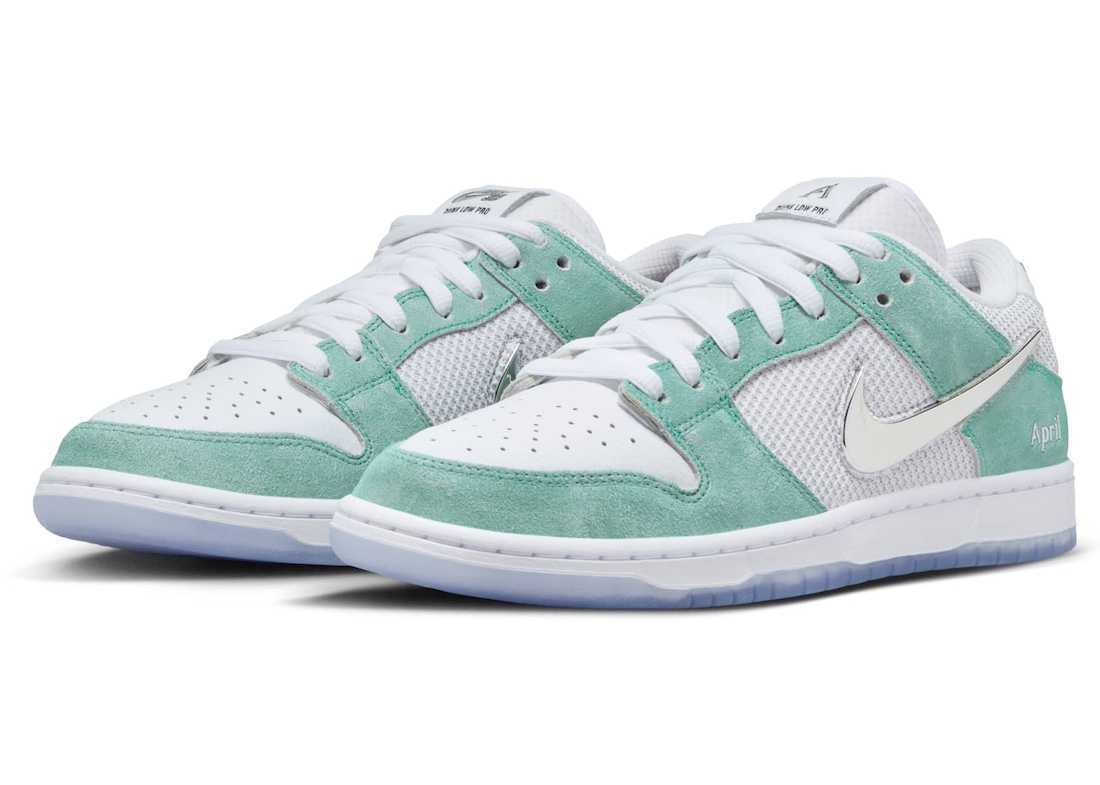 APRIL SKATEBOARDS Nike SB Dunk Low Pro QS FD2562-400 US6 APRIL SKATEBOARDS Nike SB Dunk Low Pro QS FD2562-400 US6