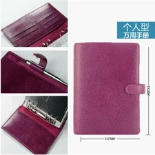 New Filofax Personal Size Finsbury Organiser Diary Book Raspberry Leather 025305