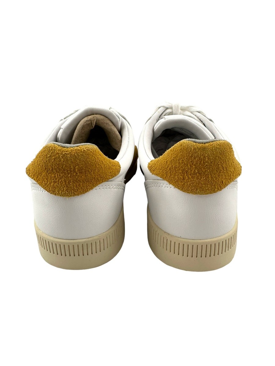 Everlane Womens $130 White / Mustard The ReLeather® Court  display picture 3