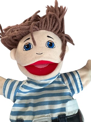 Hallsmart International Hand Puppet Plush Boy Toy Well Loved | eBay