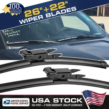 Pair of26"22"Front Window Wiper Blade Fit For Ford Explorer 2011-2020 All Season