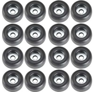 16 Gummifüße 25x11 stahlverstärkt Adam Hall 4900 Gummifuß Gerätefüße Gehäusefüße