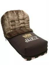 Cutest Juicy Princess Pink/Brown Footmuff for Maclaren Stroller by JUICY COUTURE