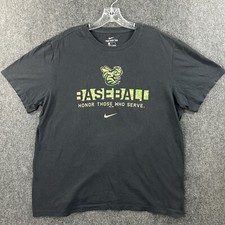Nike Augusta Green Jackets Shirt Men's Large Black Camo Graphic Baseball