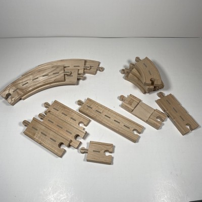 42-Piece Wooden Train Track Pieces: Oh Goodie Goodies