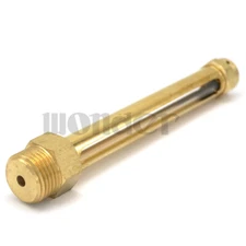 1/2" BSP 200mm Lube Devices Brass Oil Level Gauge Indicator Sight Glass Lathes
