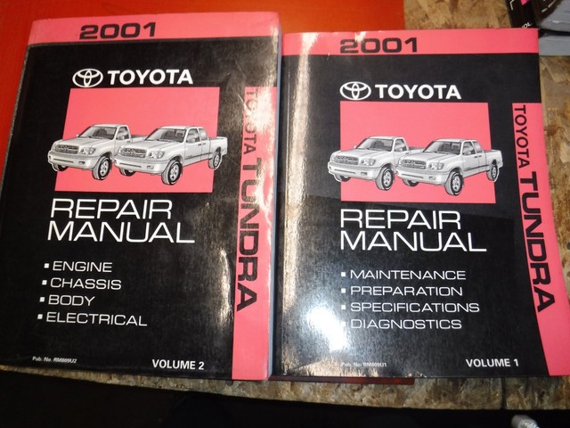 2001 TOYOTA TUNDRA FACTORY SERVICE MANUAL SHOP REPAIR | eBay