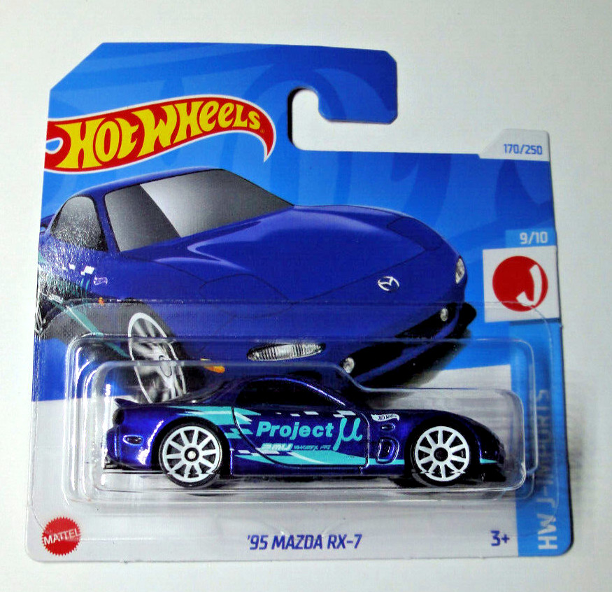Hot Wheels - '95 Mazda RX-7 - Project µ - P.MU - HW J-Imports 2024 - HTD97