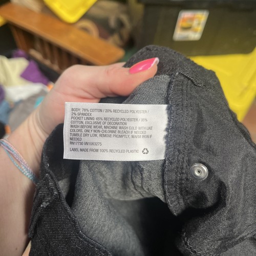 Cat & Jack Size 8 Black Skinny Jeans Worn Once - Picture 4 of 5