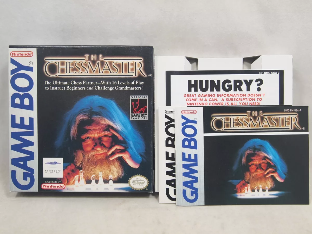 The Chessmaster (Nintendo Game Boy | GB) Authentic BOX MANUAL INSERTS ONLY