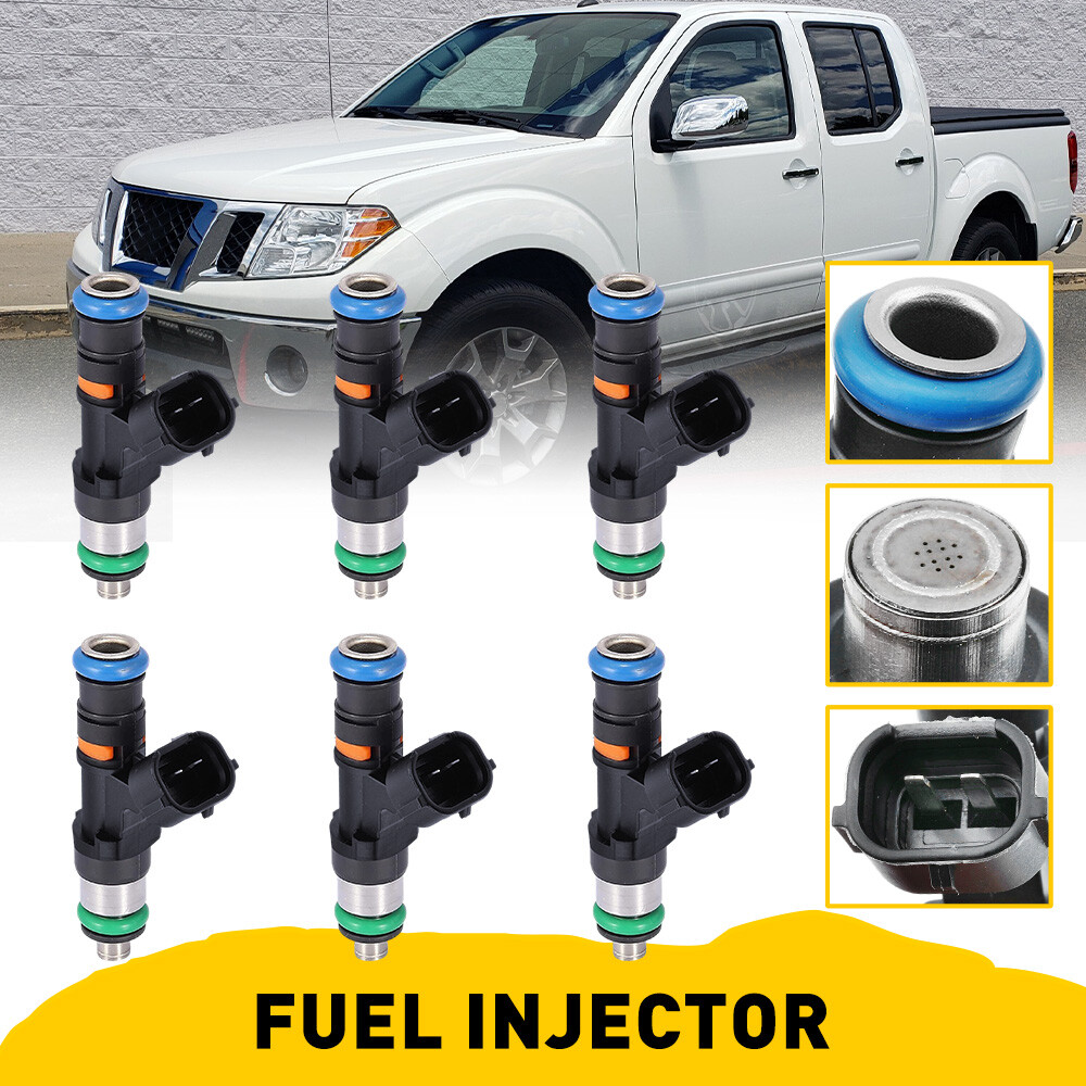 Set of 6 Fuel Injectors For Nissan Frontier Xterra 4.0L 0280158007