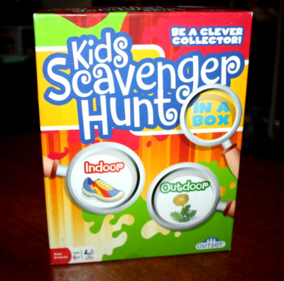 Kids Scavenger Hunt in a Box - Indoor & Outdoor -Be Clever Collector Outset 2017