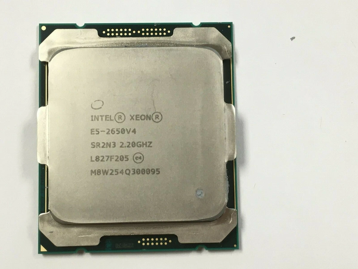 Processeur Intel Xeon E5-2650 V4 2.2 GHz 12 Cœurs 30 Mo Cache - Socket LGA 2011-3 - CPU Serveur Haut De Gamme