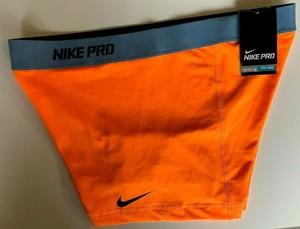 orange nike pro shorts