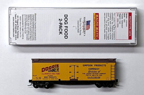 MTL Micro-Trains 049520930 49930 "Doggie Dinner GARE 60129 madera refrigerador coche | Zustand: New